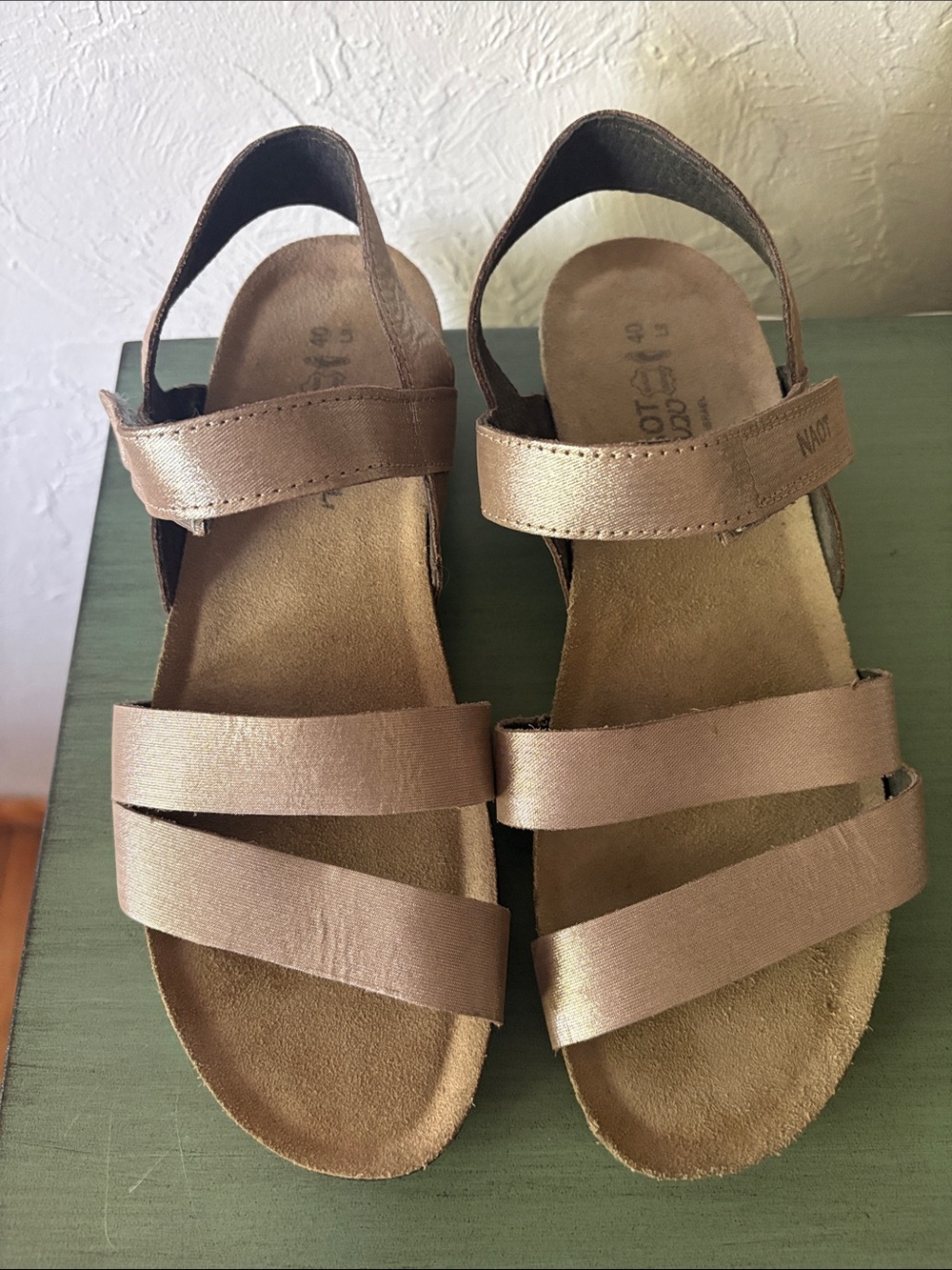 Naot Silver Metallic Multi-Strap Women's Sandals